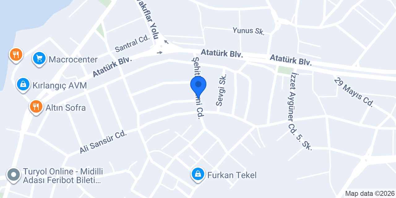 Özgür Erkek Kuaförü konumu