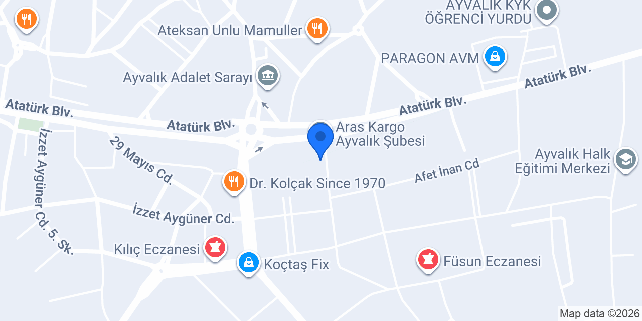Funda kuaför konumu