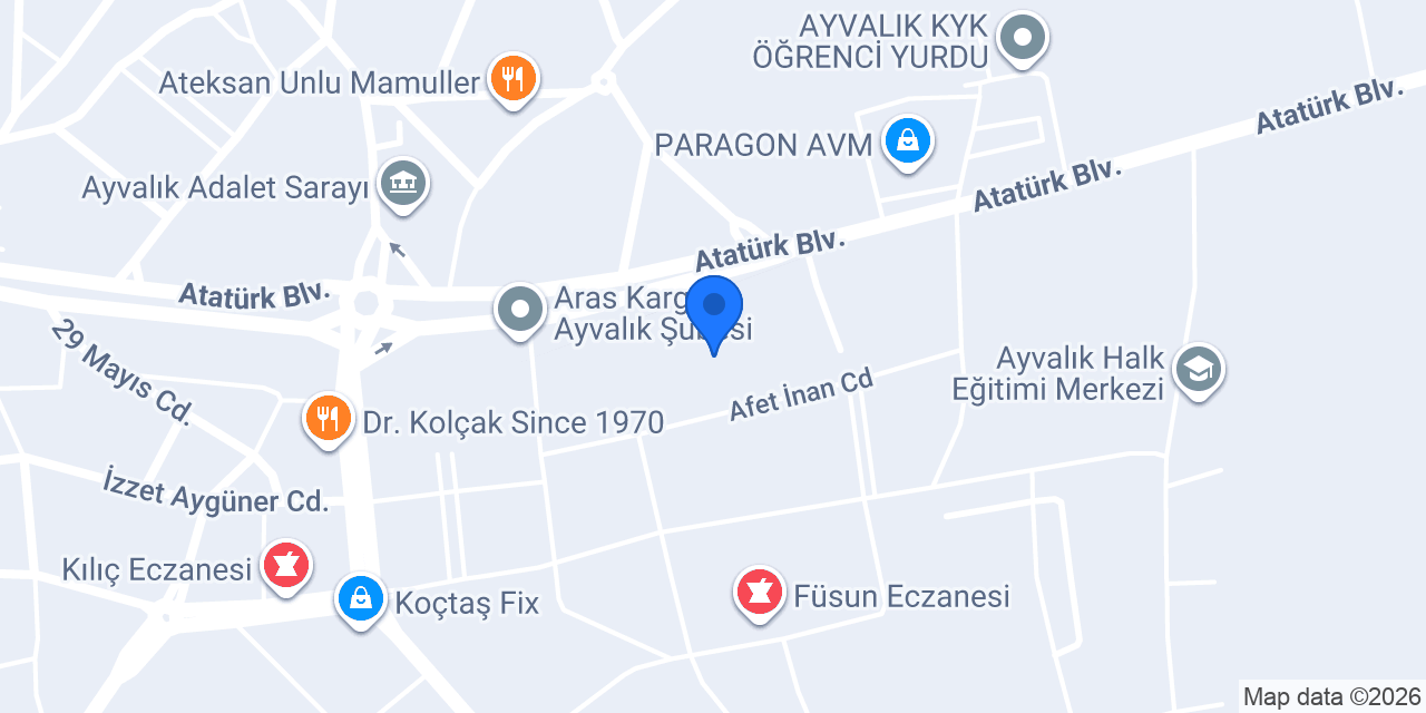 Sakızlı Hukuk Bürosu konumu