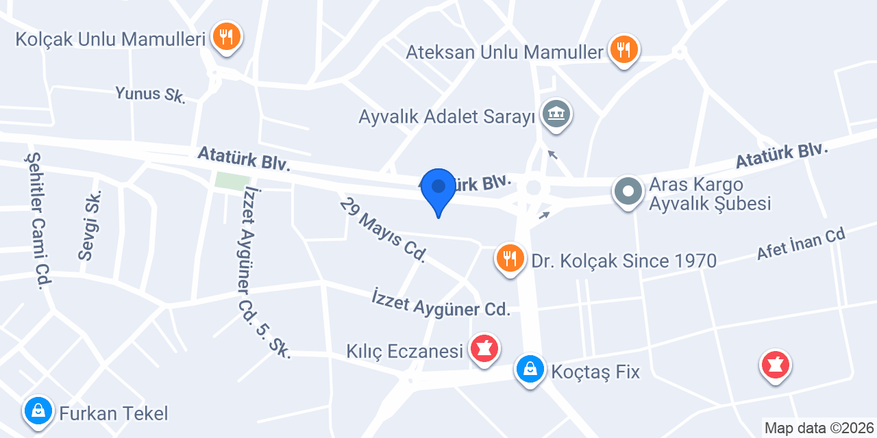 Bambi Yatak - Akabe Yeğit Mobilya konumu
