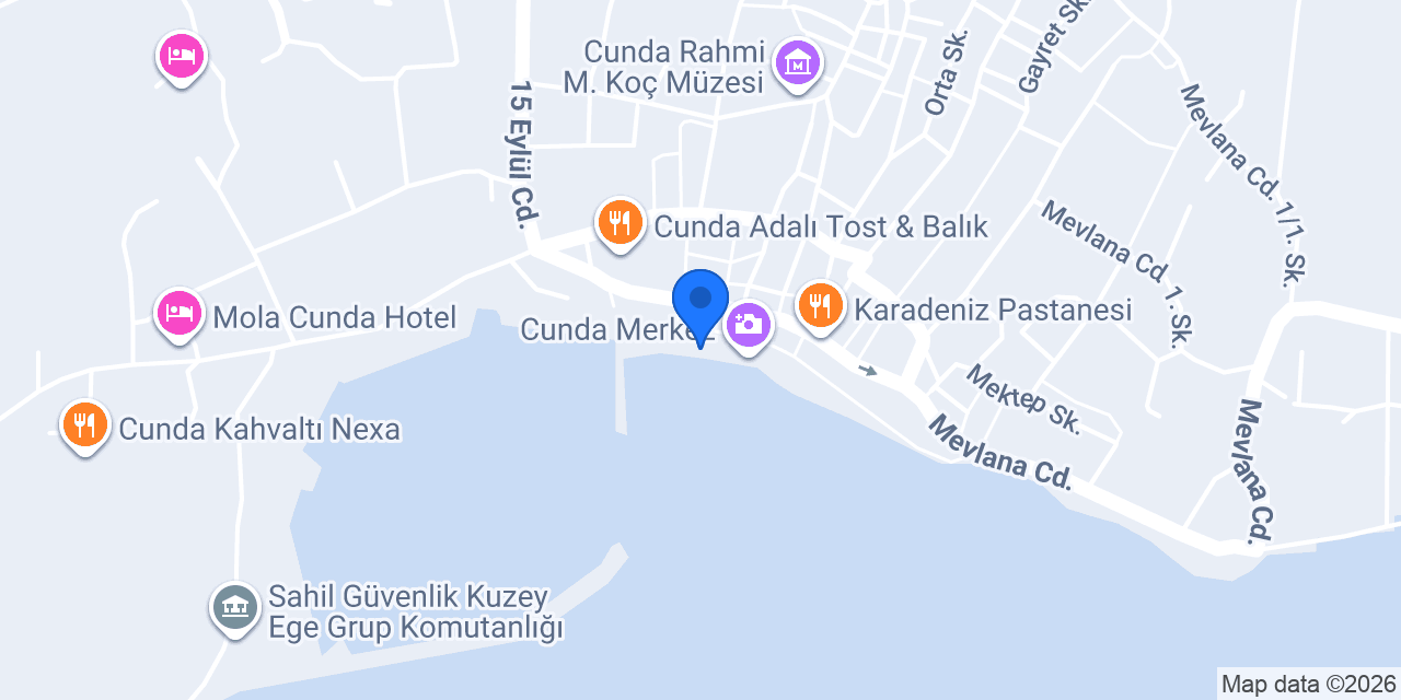 Cunda Family Tur konumu