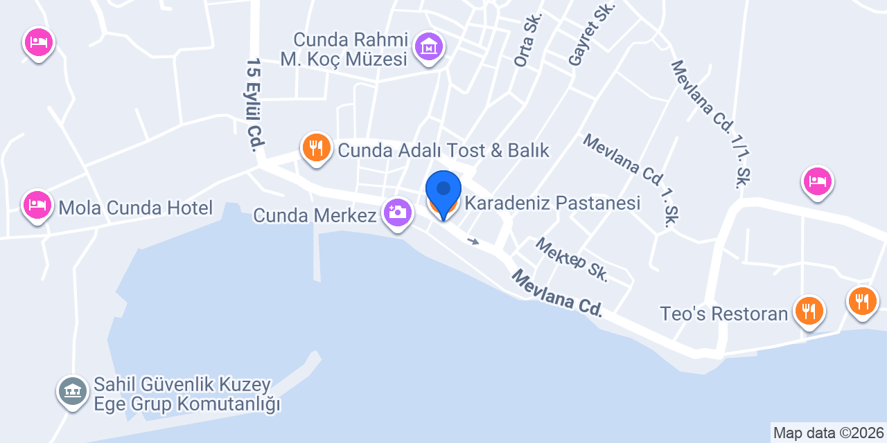 Karadeniz Pastanesi konumu