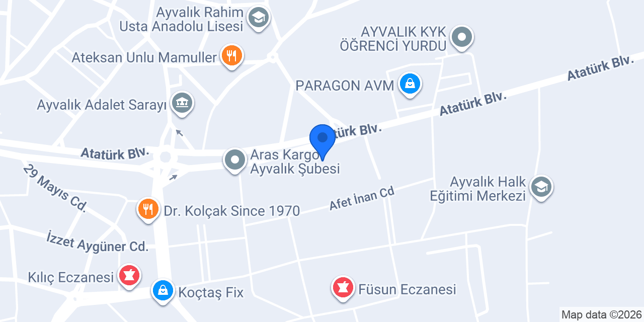 Puffy | Balıkesir Ayvalık konumu