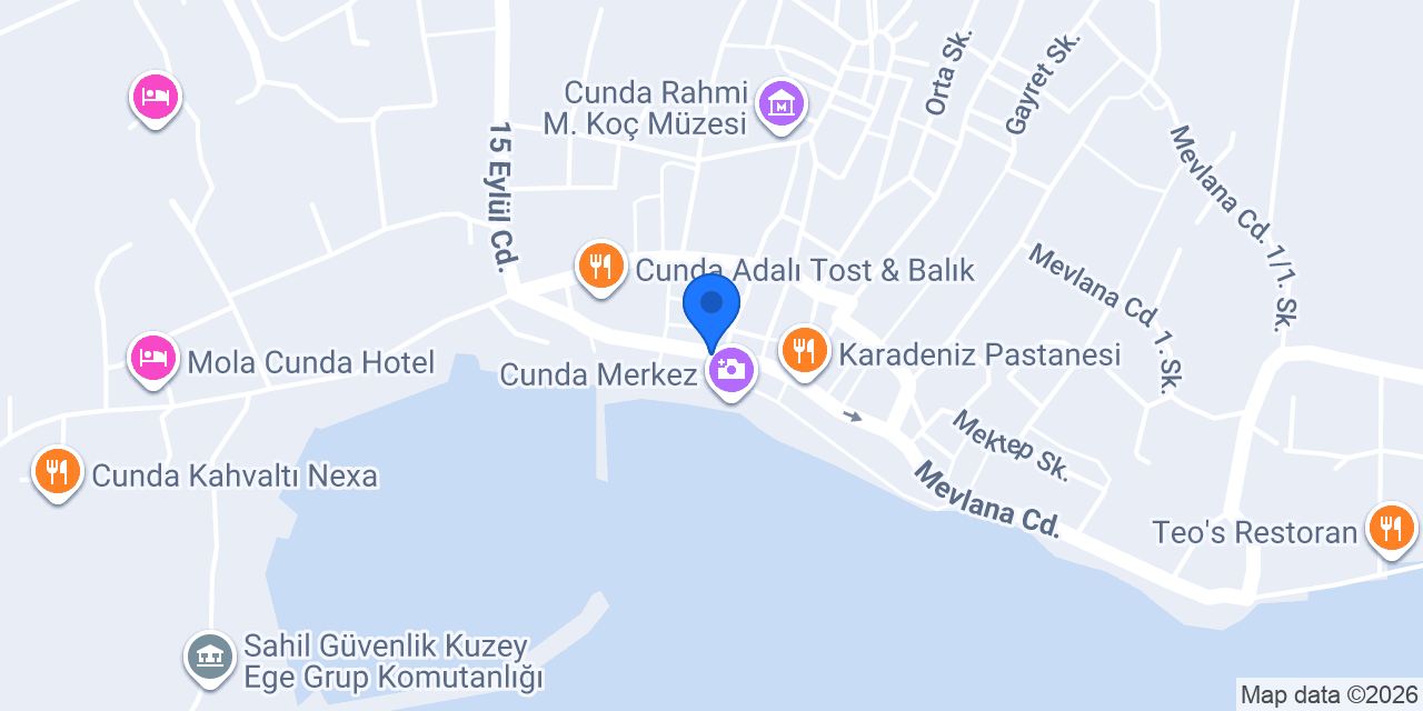 Cunda Boncuk Restaurant konumu