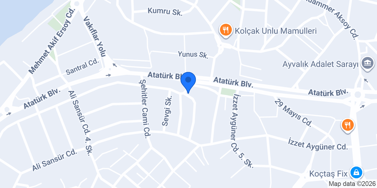 Salon G&K konumu
