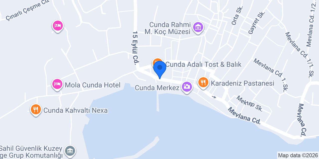 Cunda Adabeyi Restaurant konumu