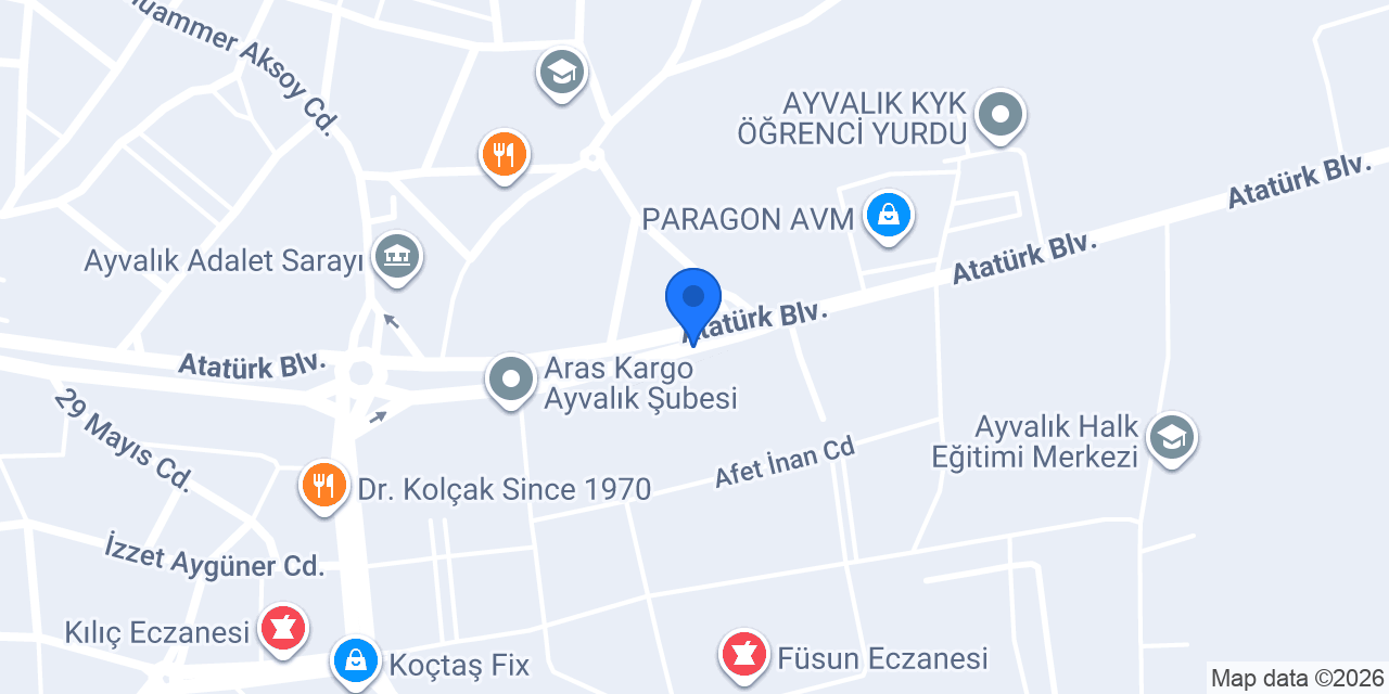 Tüm Haşere Kontrol konumu