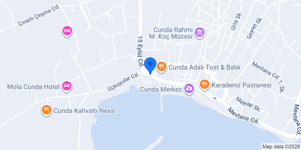 Cunda Taksi konumu