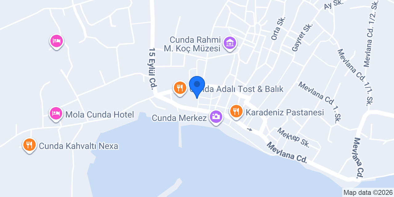 Cunda kydonia hediyelik konumu