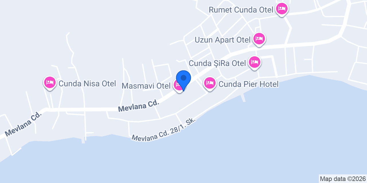 L'aura Cunda Hotel konumu
