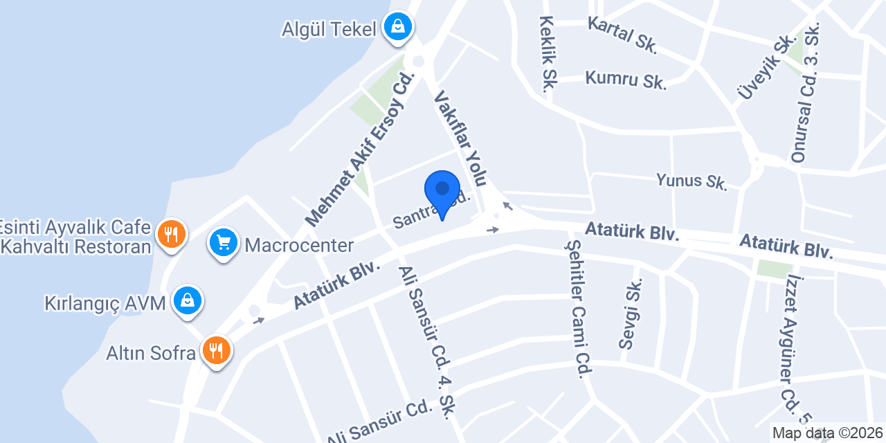 CADDE KUAFÖR konumu