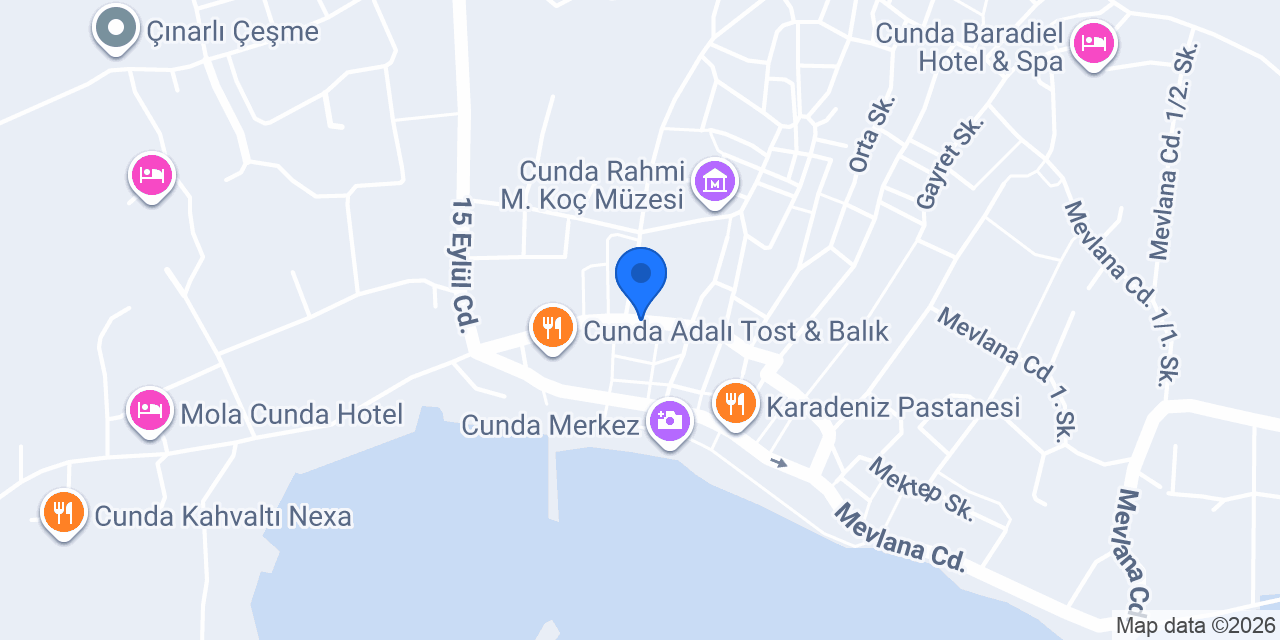 Hop Cunda Restoran konumu