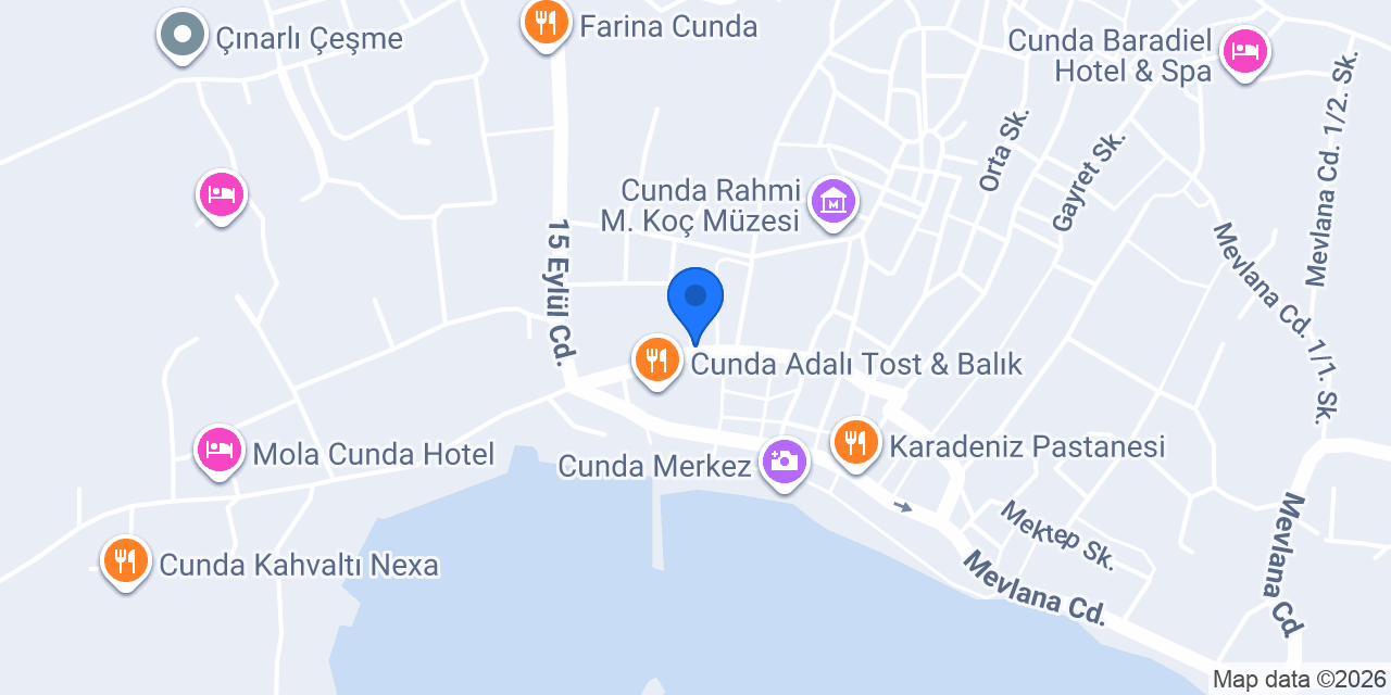 Ayvalık Macaron Kolonyacısı Cunda Şubesi konumu