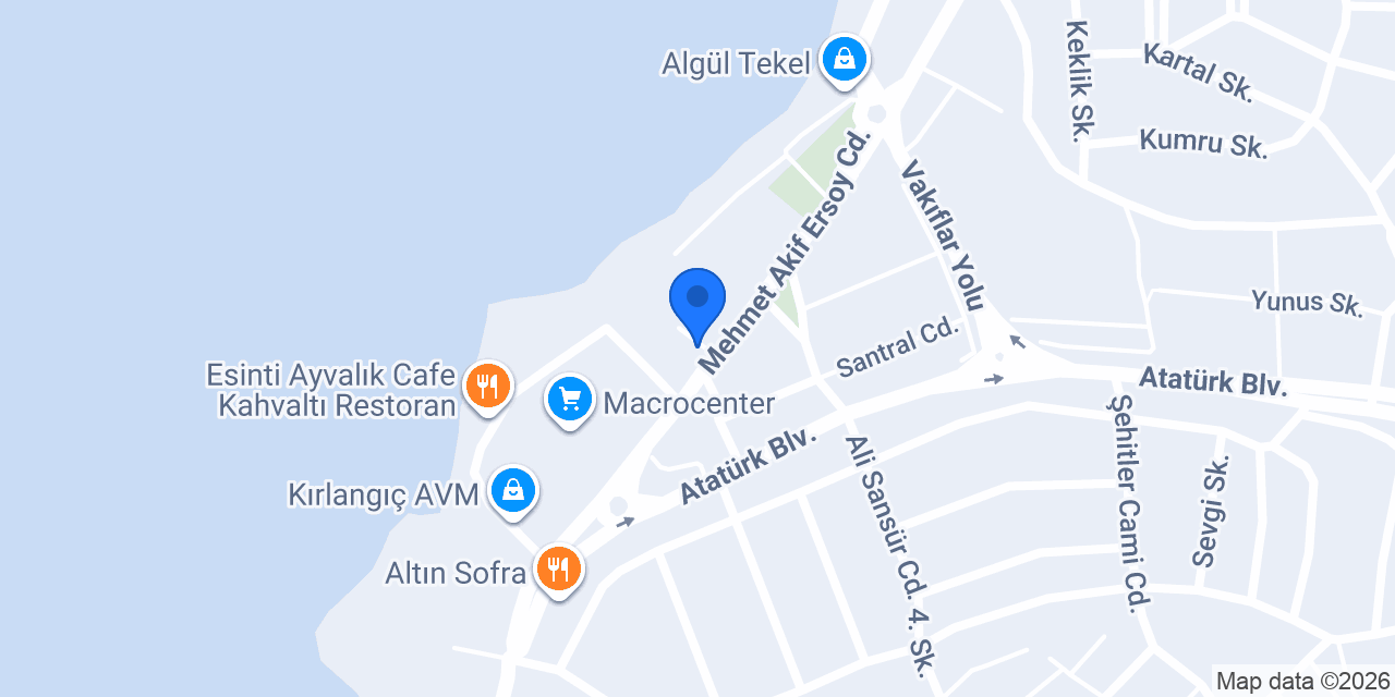 Ayvalık Uğur Anadolu Lisesi konumu