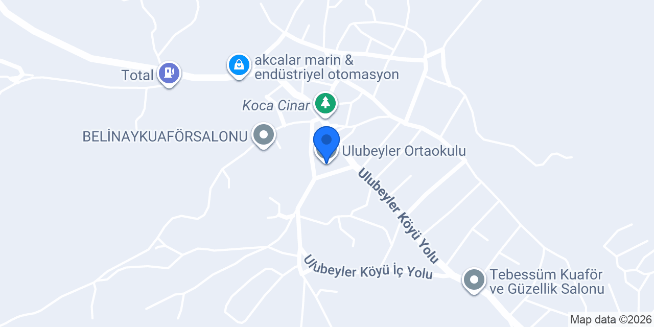 Ulubeyler Ortaokulu konumu
