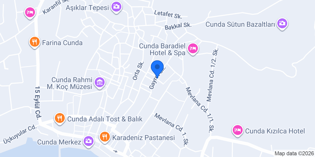 Cafe Bistro (Ömeraga konağı) konumu