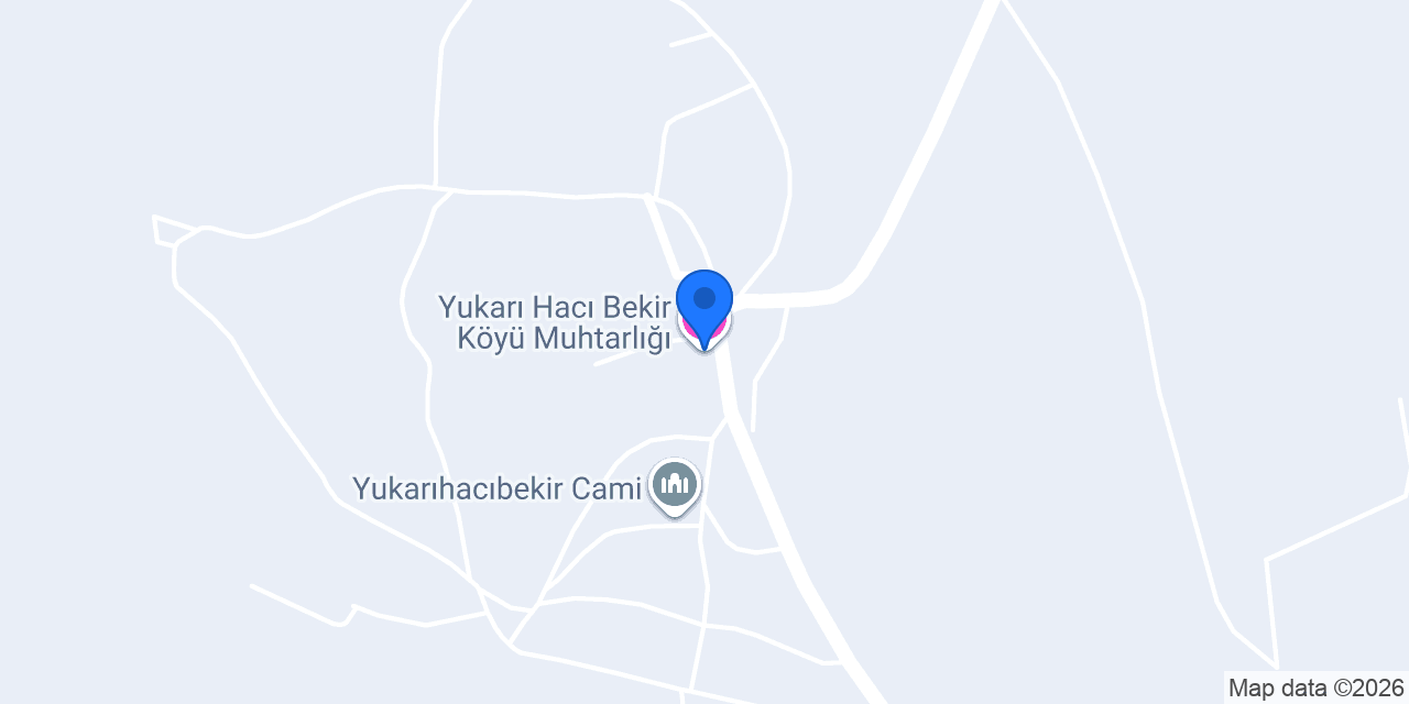 Yukarı Hacı Bekir Köyü Muhtarlığı konumu