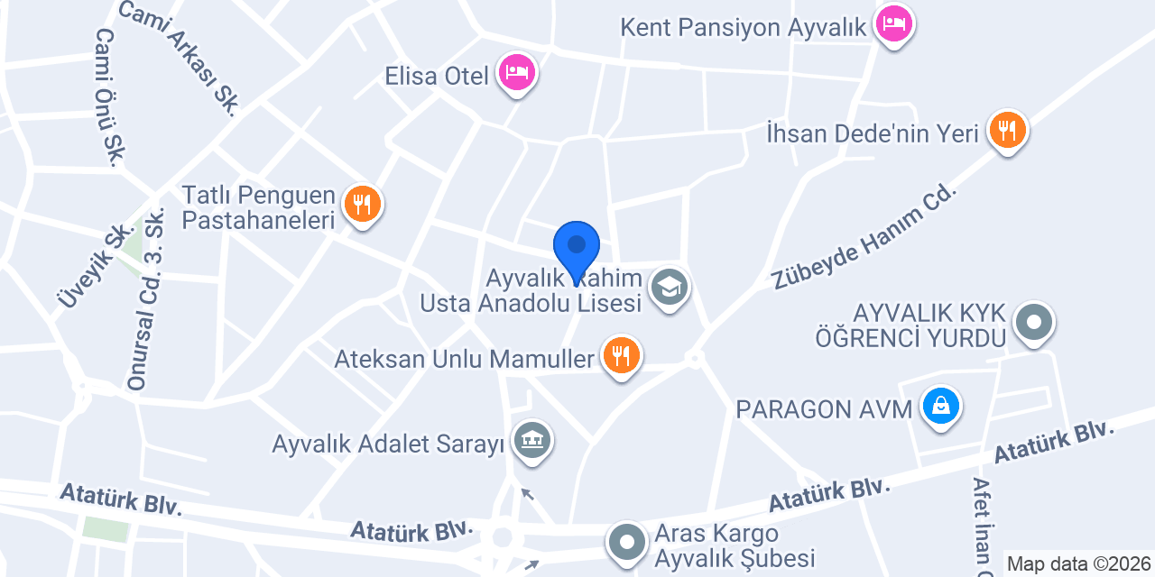 Ayvalık Vizyon Emlak konumu