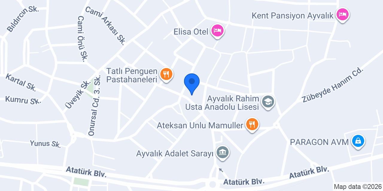 Erva Elektrik ve Klima Ayvalık konumu