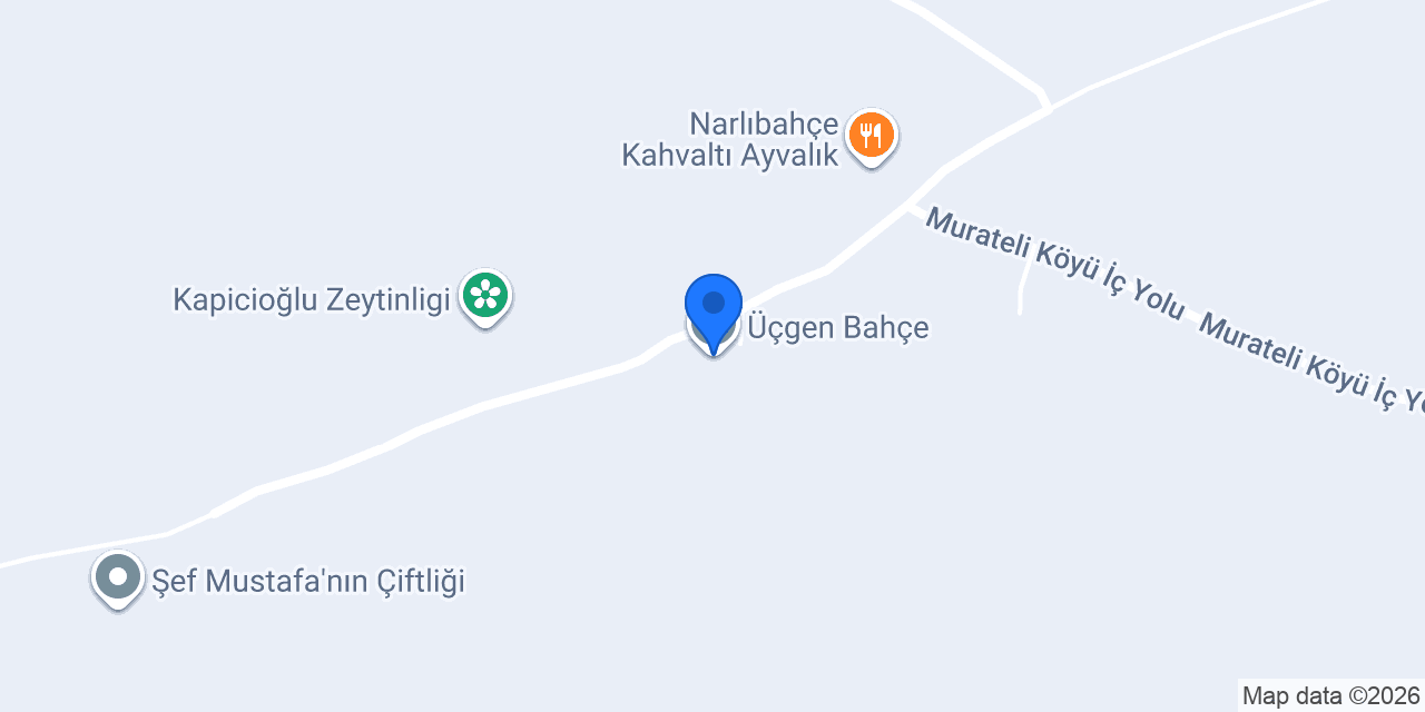 Üçgen Bahçe konumu