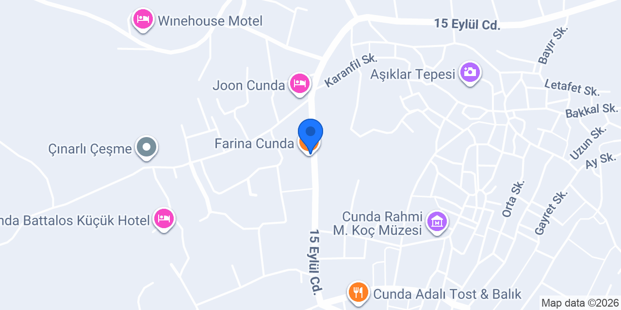 Cunda Vrodi by House konumu