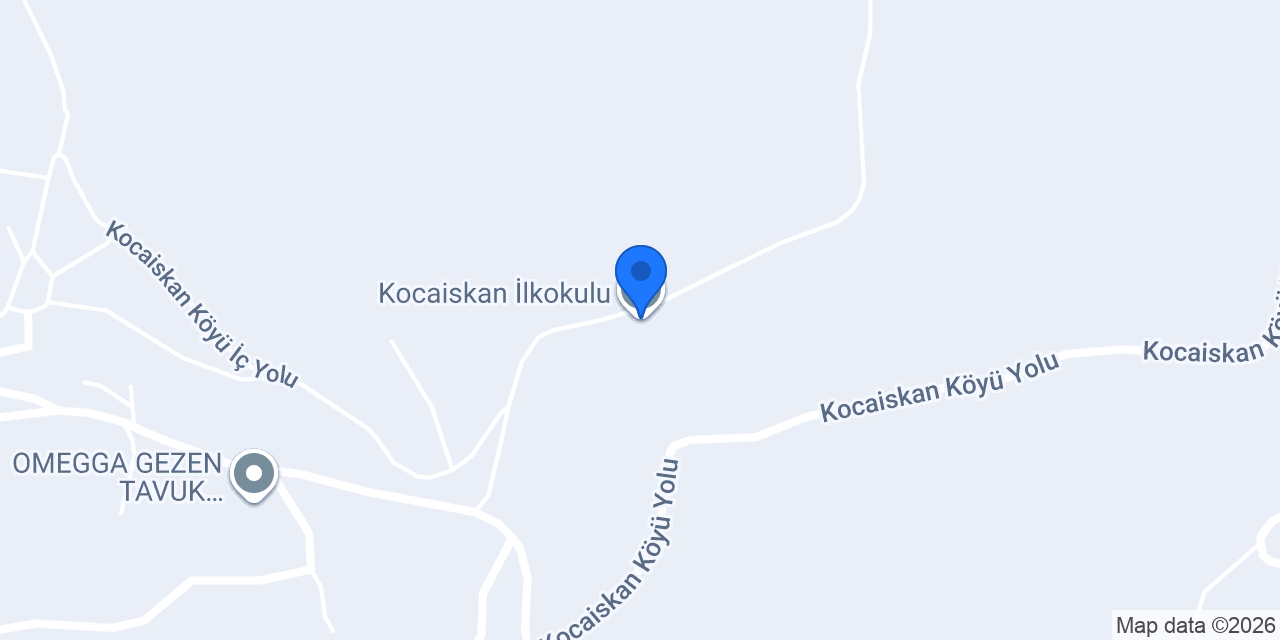 Kocaiskan İlkokulu konumu