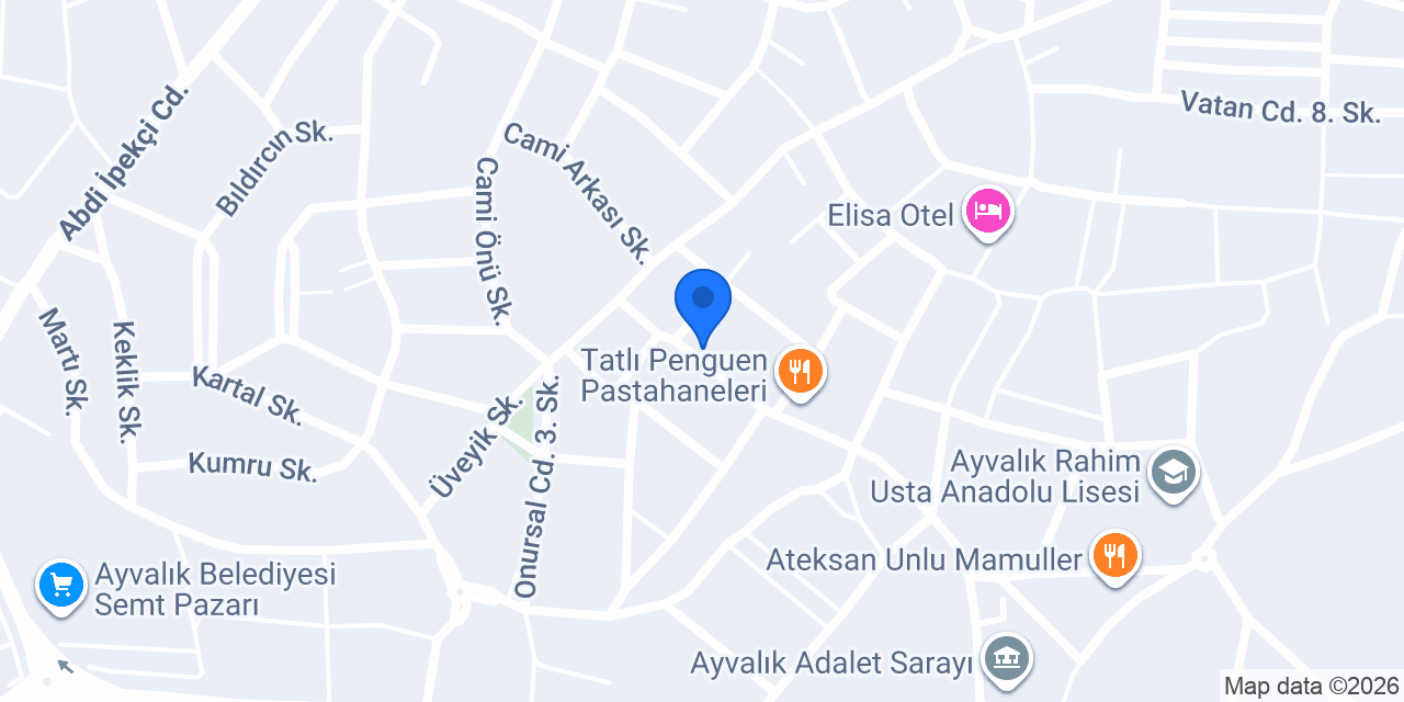 Aygül Bayan Kuaförü konumu