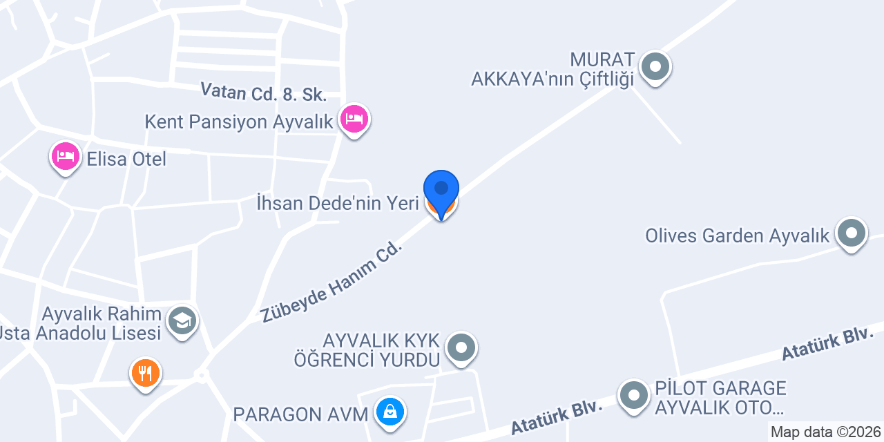 İhsan Dede'nin Yeri konumu