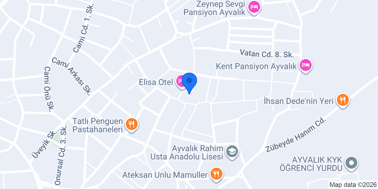 AYVALIK CAN EMLAK konumu