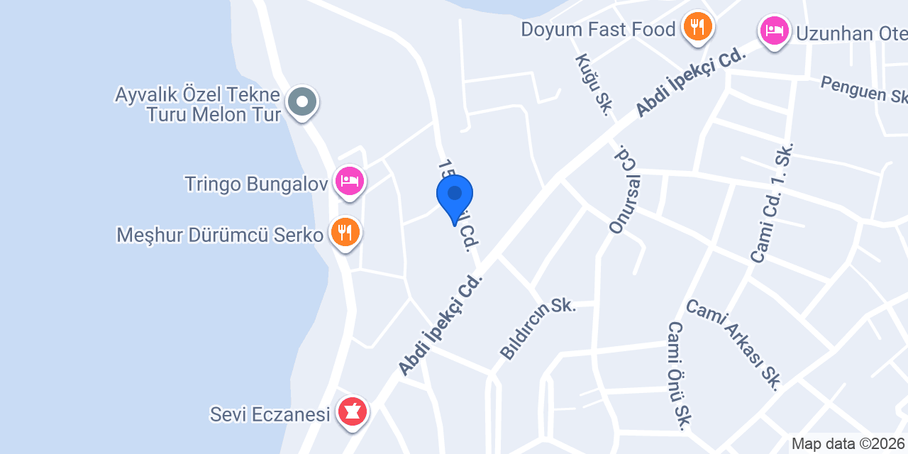 ayvalık günbatı terzisi konumu