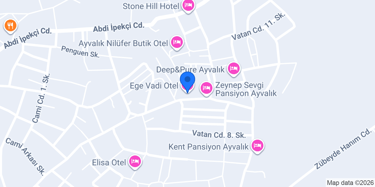 Ege Vadi Otel konumu