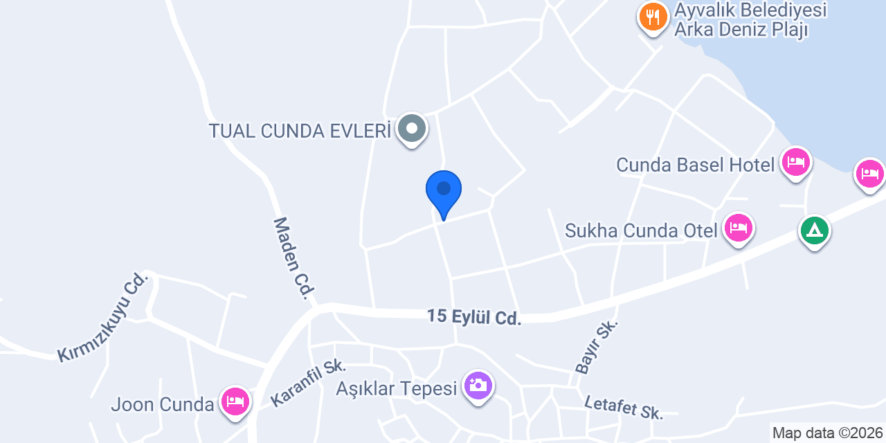CundaParadiseOtel konumu