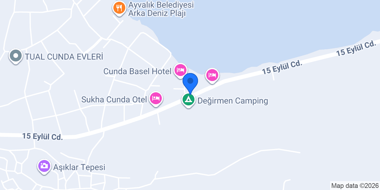 Değirmen Büfe konumu