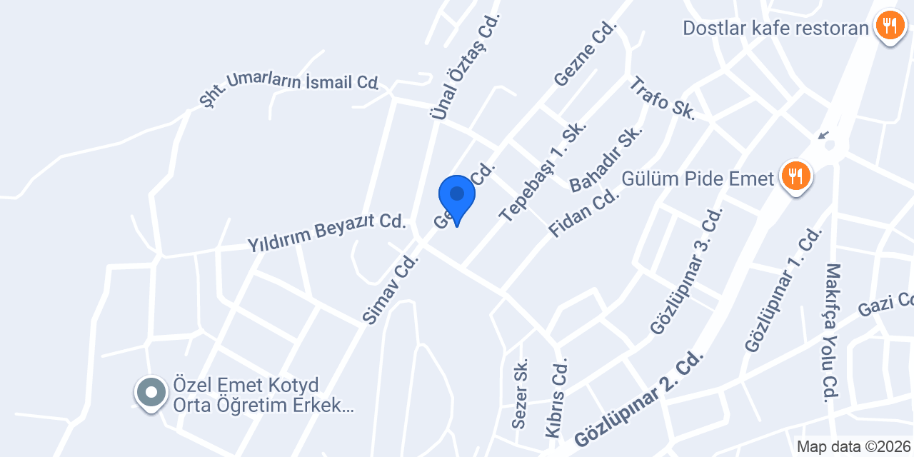 Mustafa'nın simit dünyası konumu