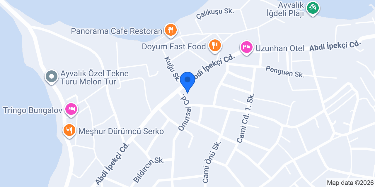 ÇAĞAN SİGORTA AYVALIK konumu