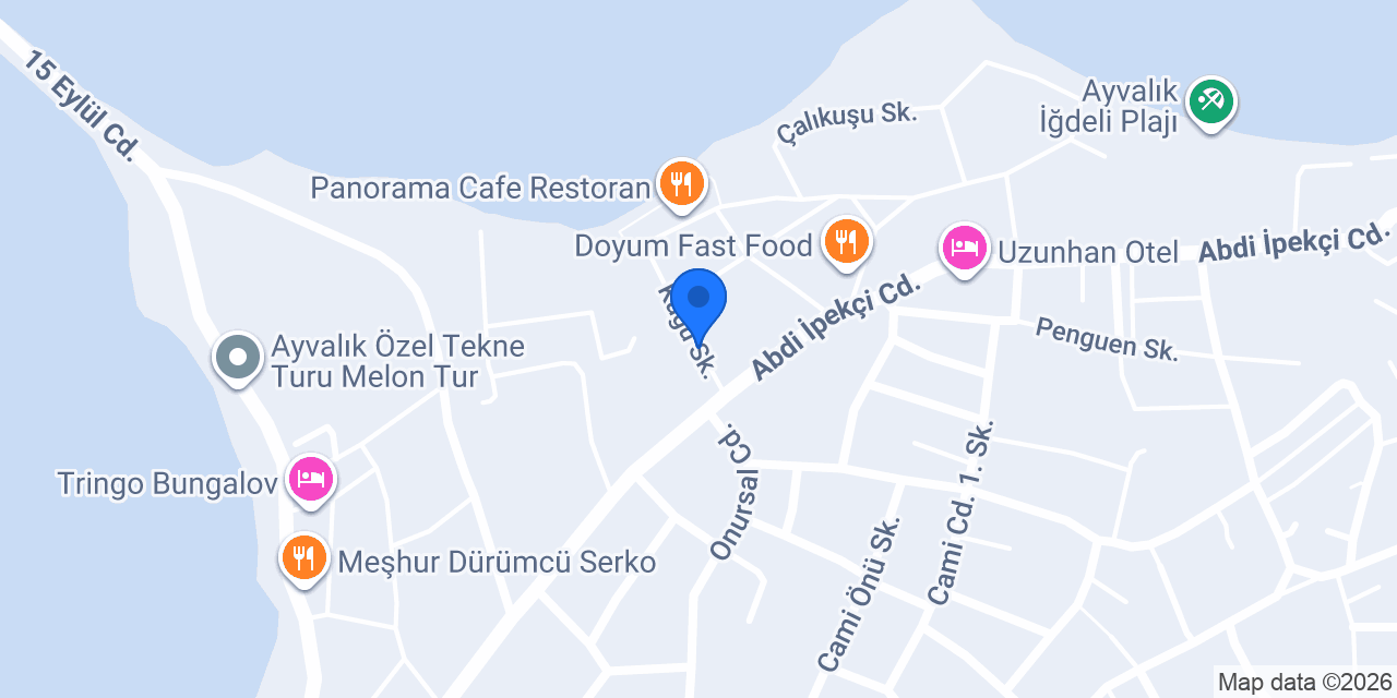 Ayvalık Olivia Veteriner Kliniği konumu