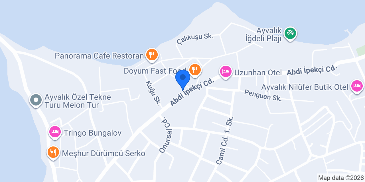 Ayvalık İtfaiye konumu