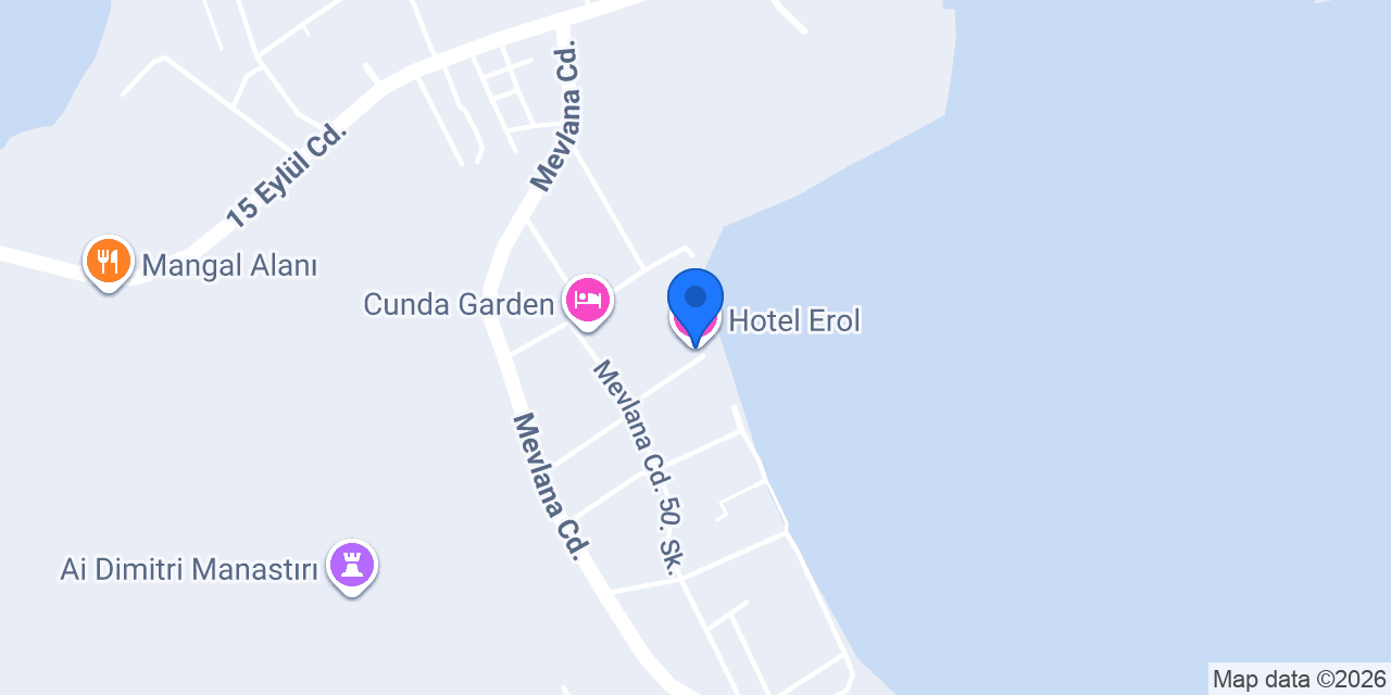 Hotel Erol konumu