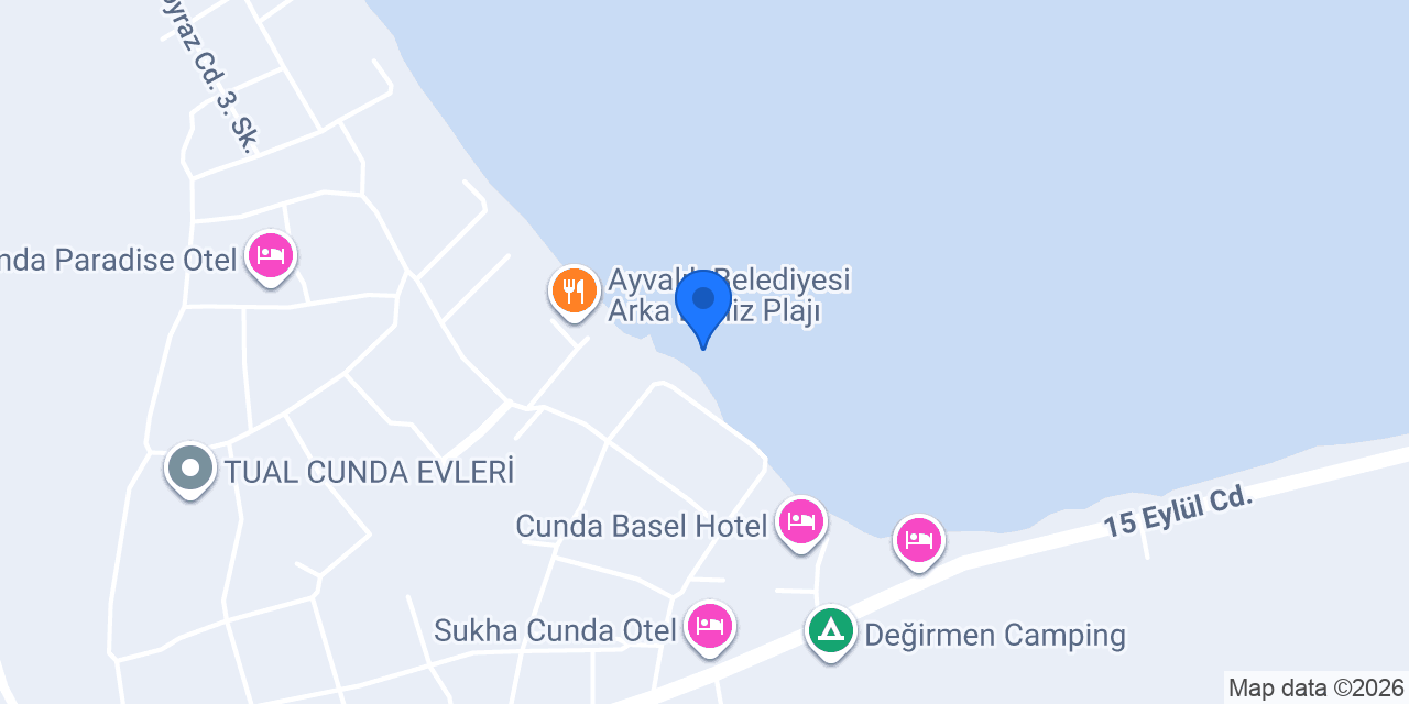 Cunda Lanca konumu