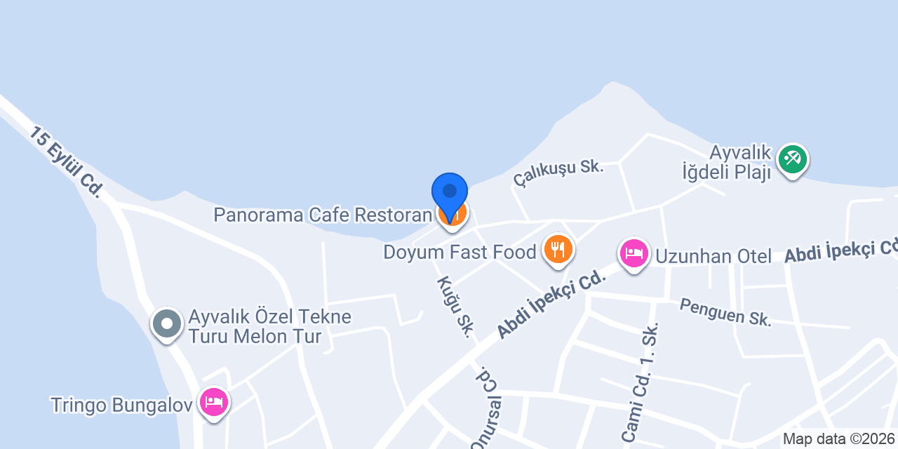 Panorama Cafe Restoran konumu