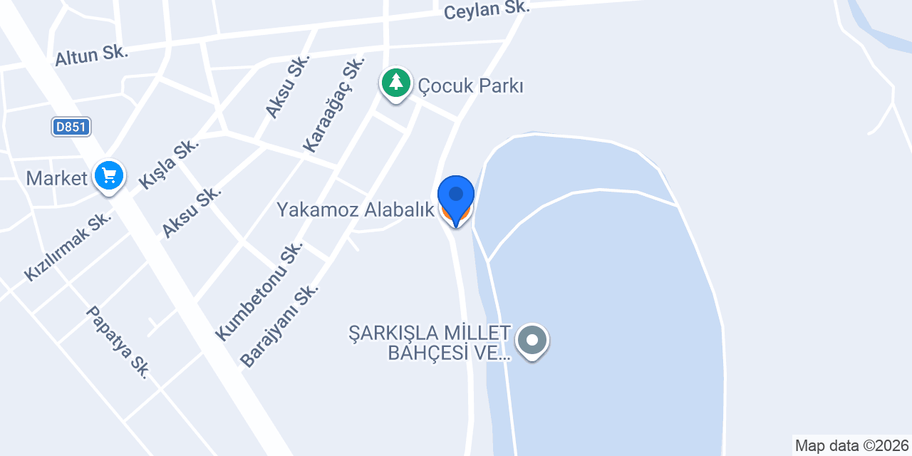 Yakamoz Alabalık konumu