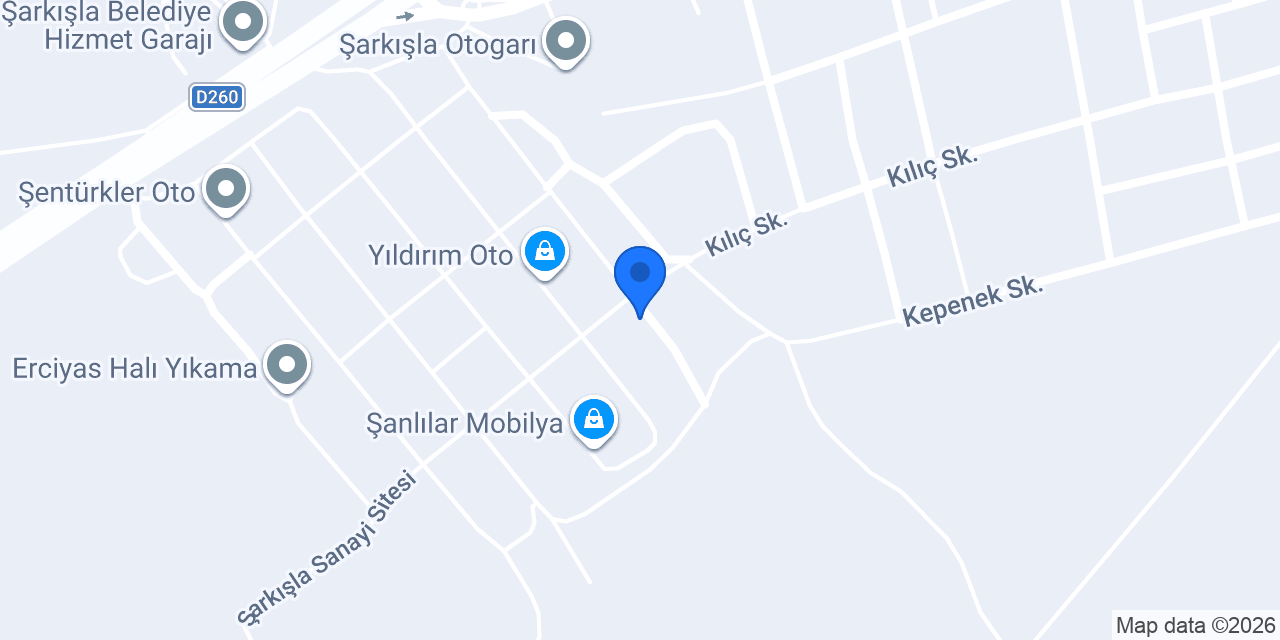 Şarkışla Stil Mobilya & Ahşap Doğrama konumu