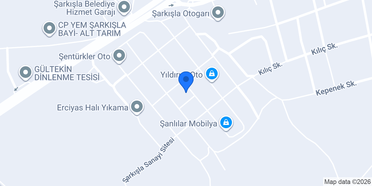 Şarkışla oto kurtarma konumu
