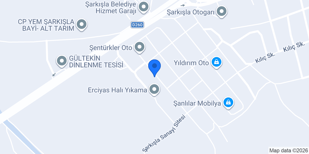 ALBAYRAK OTO CAM konumu