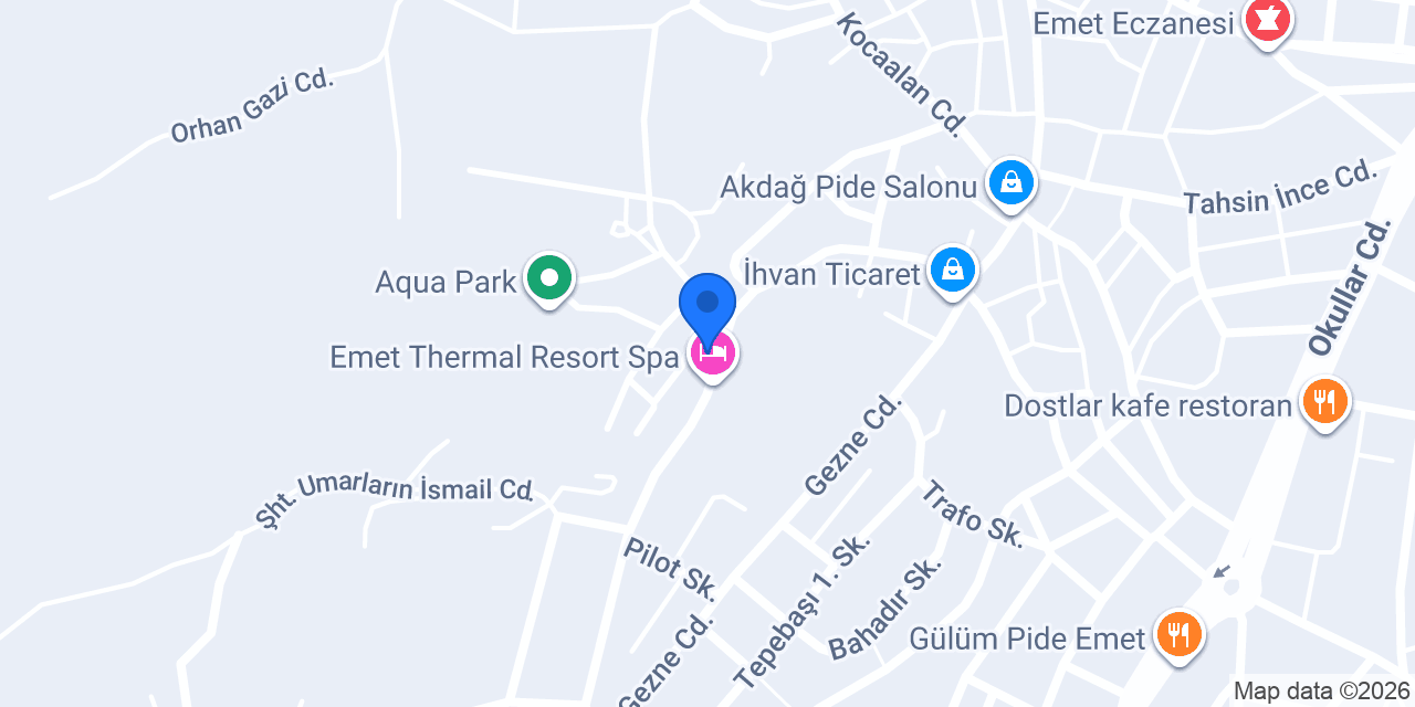 Queen Thermal Resort Hotel konumu