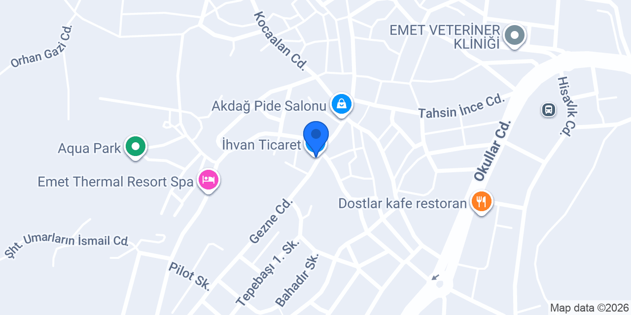 İhvan Ticaret konumu