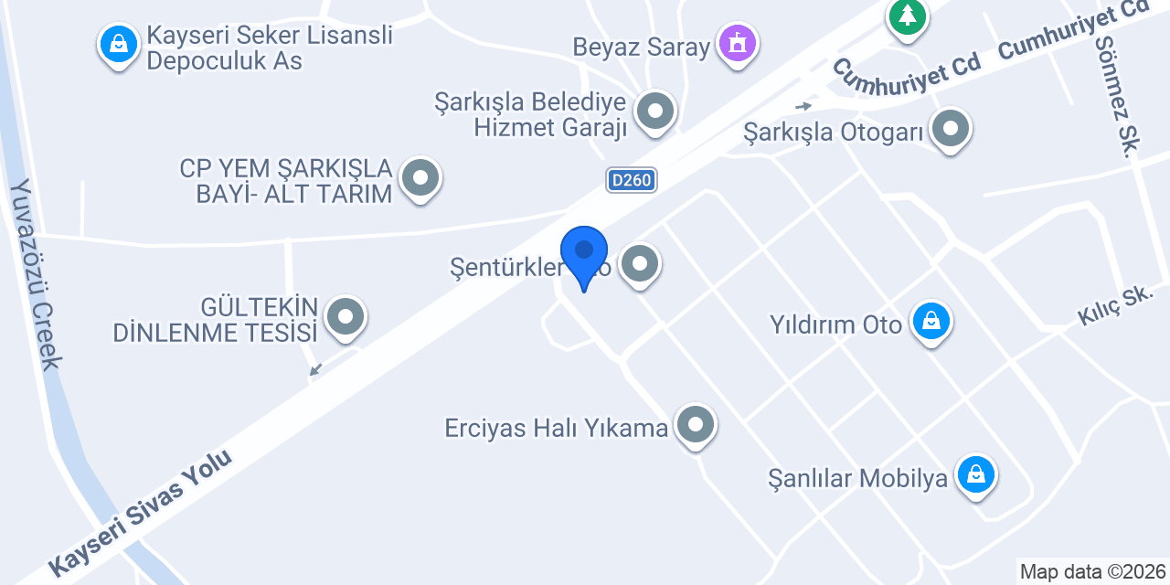 Aksu Mobilya konumu