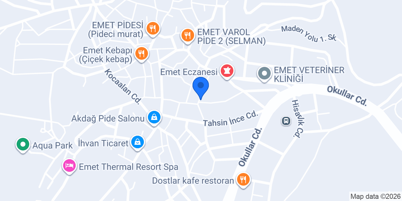 Emet Elektronik konumu