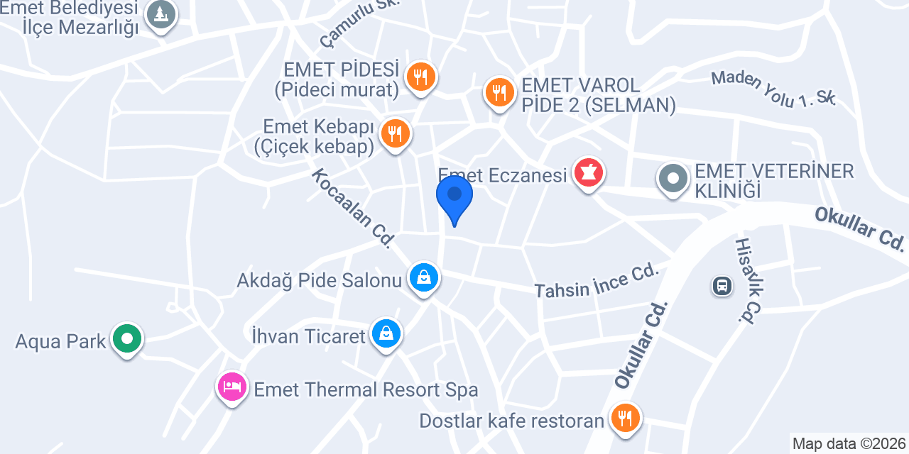 Gazi Emet Pide&Lahmacun Salonu konumu