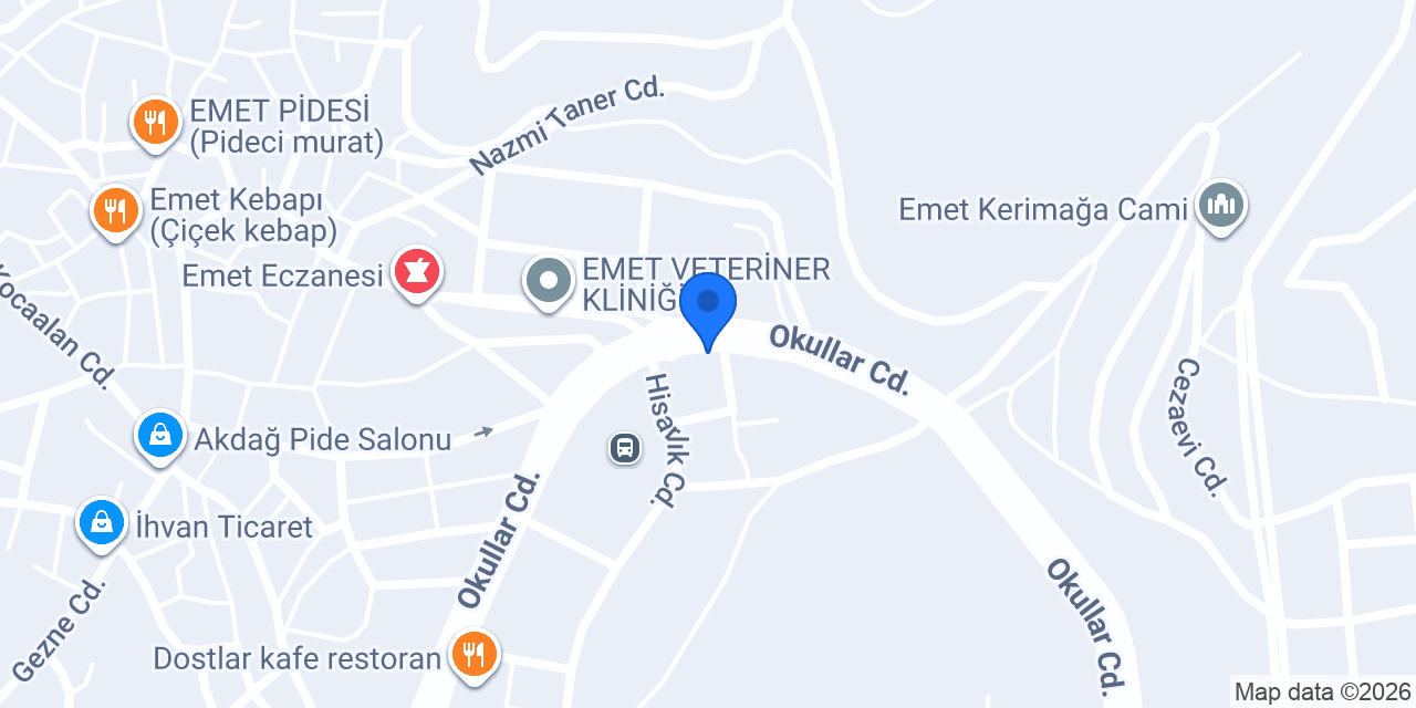 Emet Tapu Ve Kadastro Müdürlüğü konumu